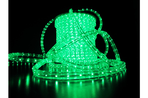 LED-XF-2W-100М-240V зеленый, 11*18  (2м)