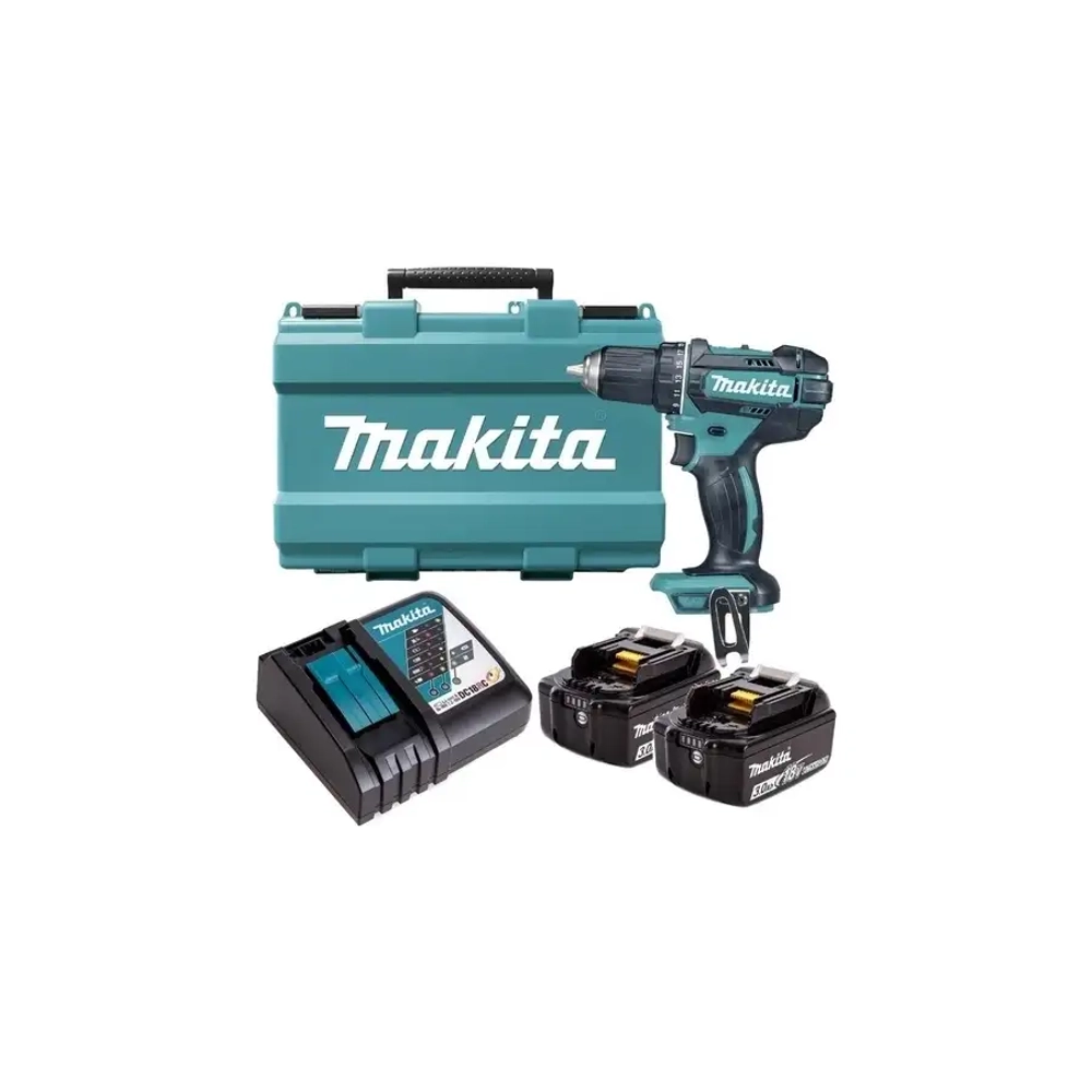 Аккумуляторная дрель-шуруповерт Makita DDF485RFE
