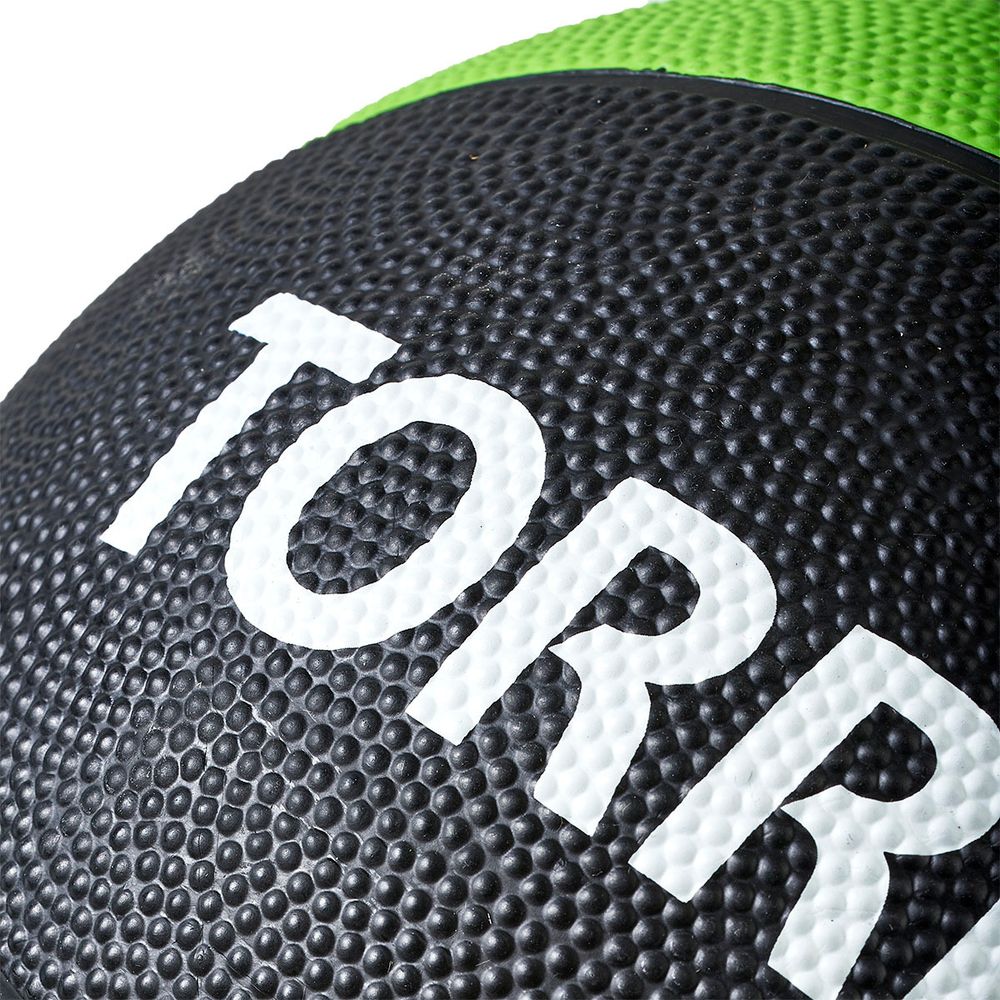 Медбол TORRES AL00224, 4кг., черно-зеленый
