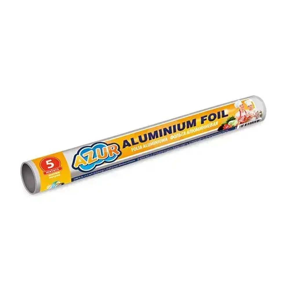 Фольга алюминиевая Азур 0,29м, 8 мкм, рулон
