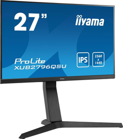 Монитор Iiyama 27;; XUB2796QSU-B1 2560x1440 IPS WLED 75Гц 1ms FreeSync HDMI DisplayPort