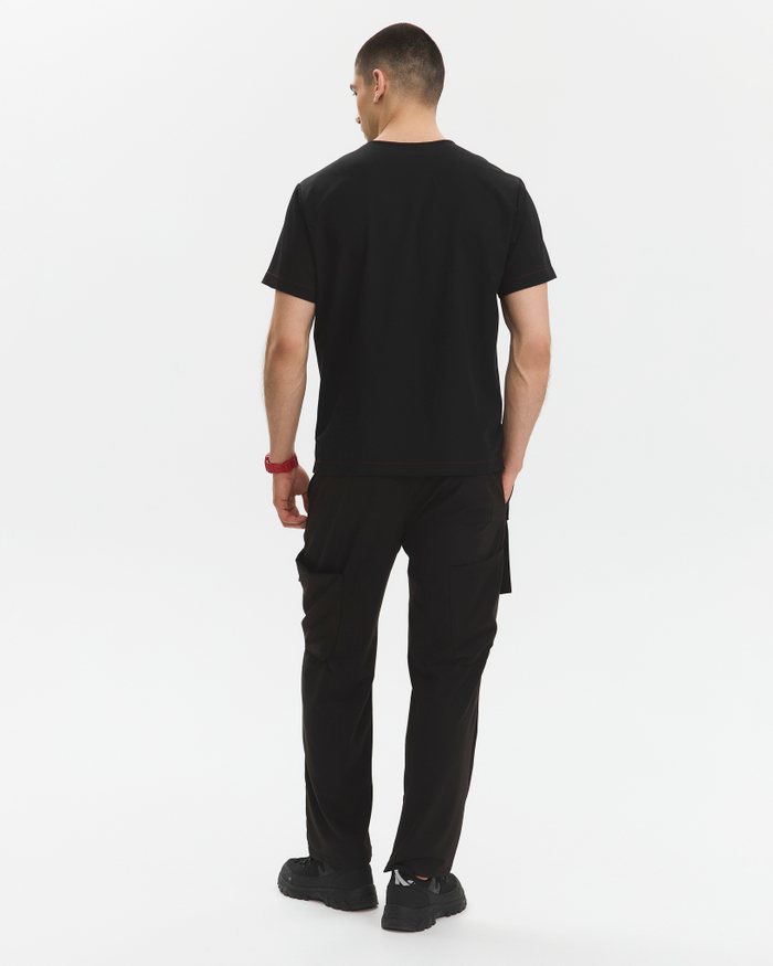 Брюки медицинские мужские Гекай, черный