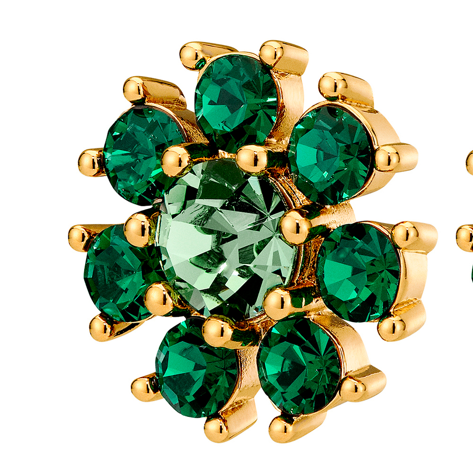 Серьги Dyrberg Kern AUDE SG EMERALD GREEN 450098