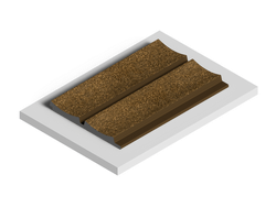 Стеновая панель HiWood декорированная, 270x12 см