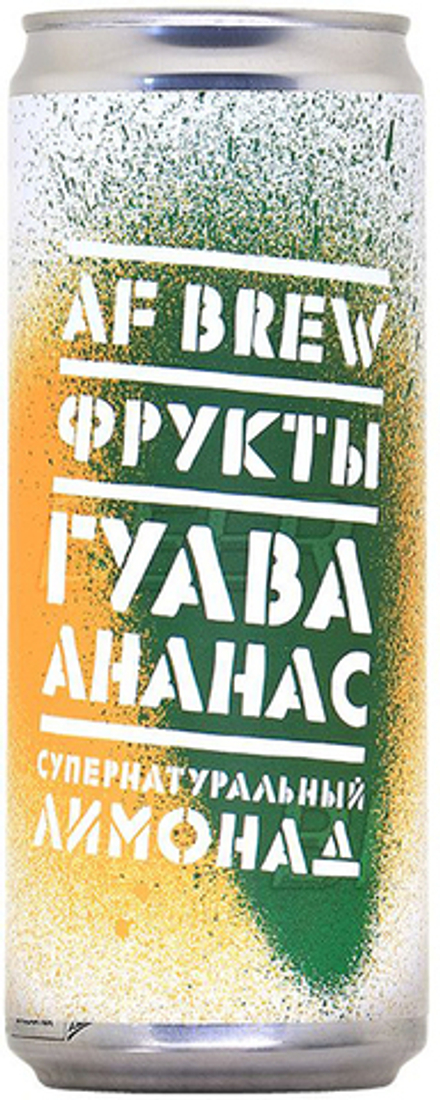 Газированный напиток Аф Брю Фрукты Гуава Ананас 0.33 - банка