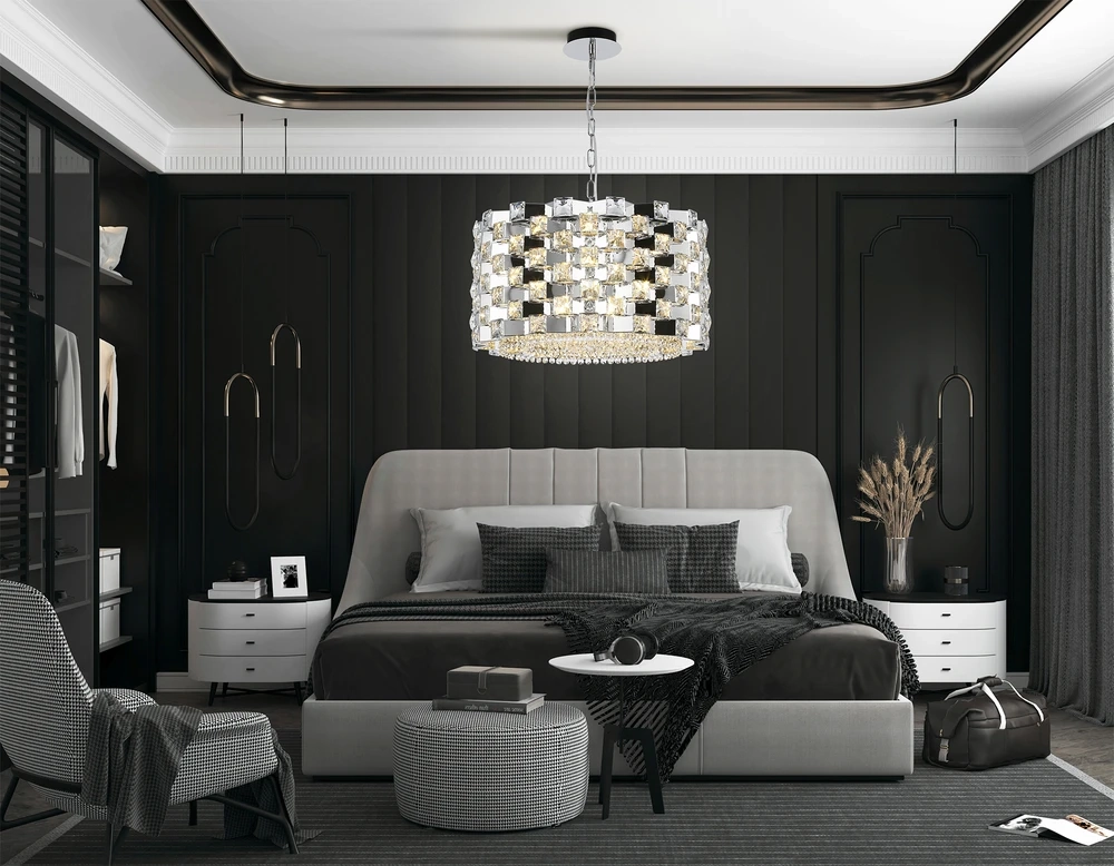 Подвесная люстра Ambrella light CRYSTAL LH41001