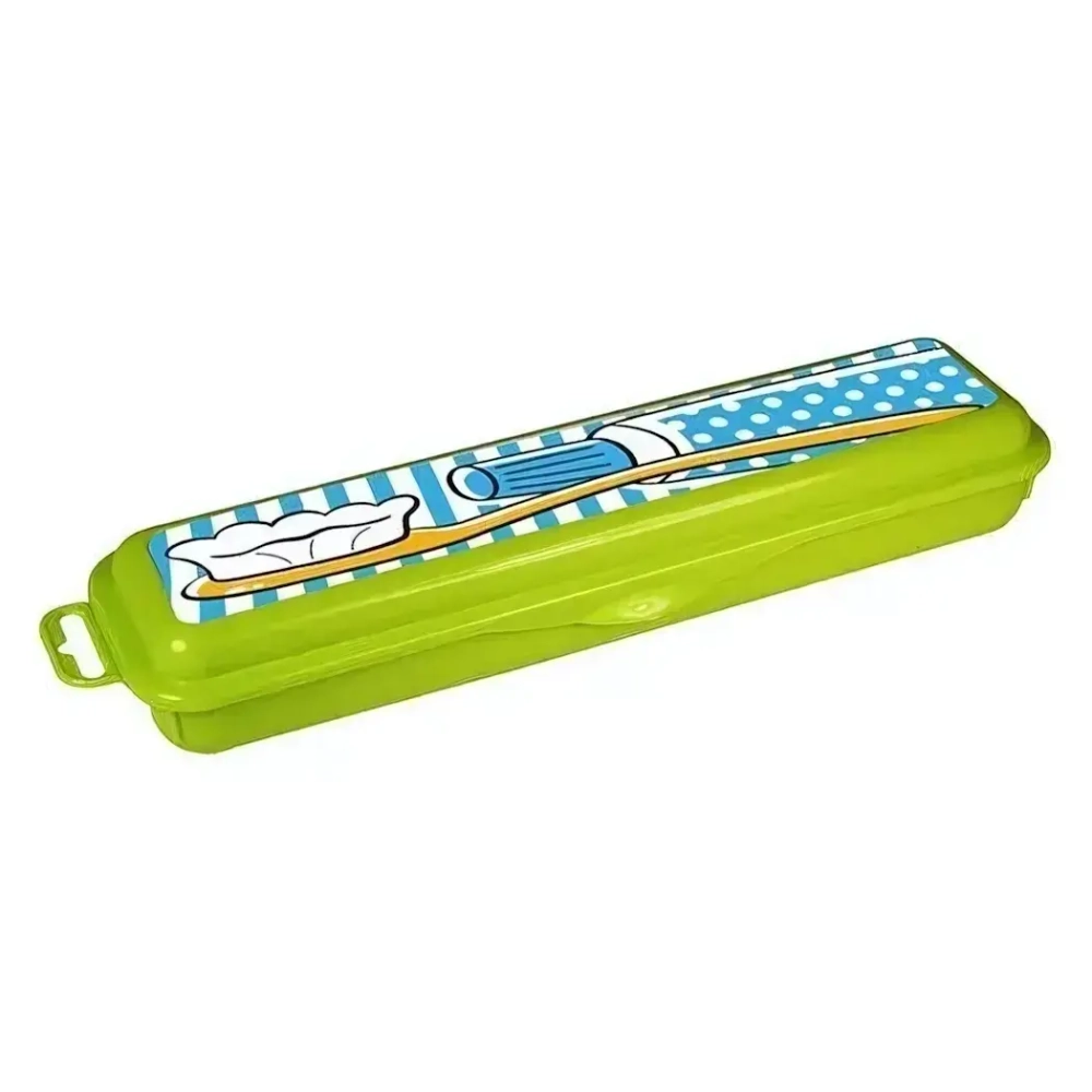 Контейнер для зубной щетки и пасты Микс (разноцветный) 0,035,06х0,24м