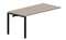 стол Strike 1580х780х750мм (меламиновый аутлет) - приставной элемент