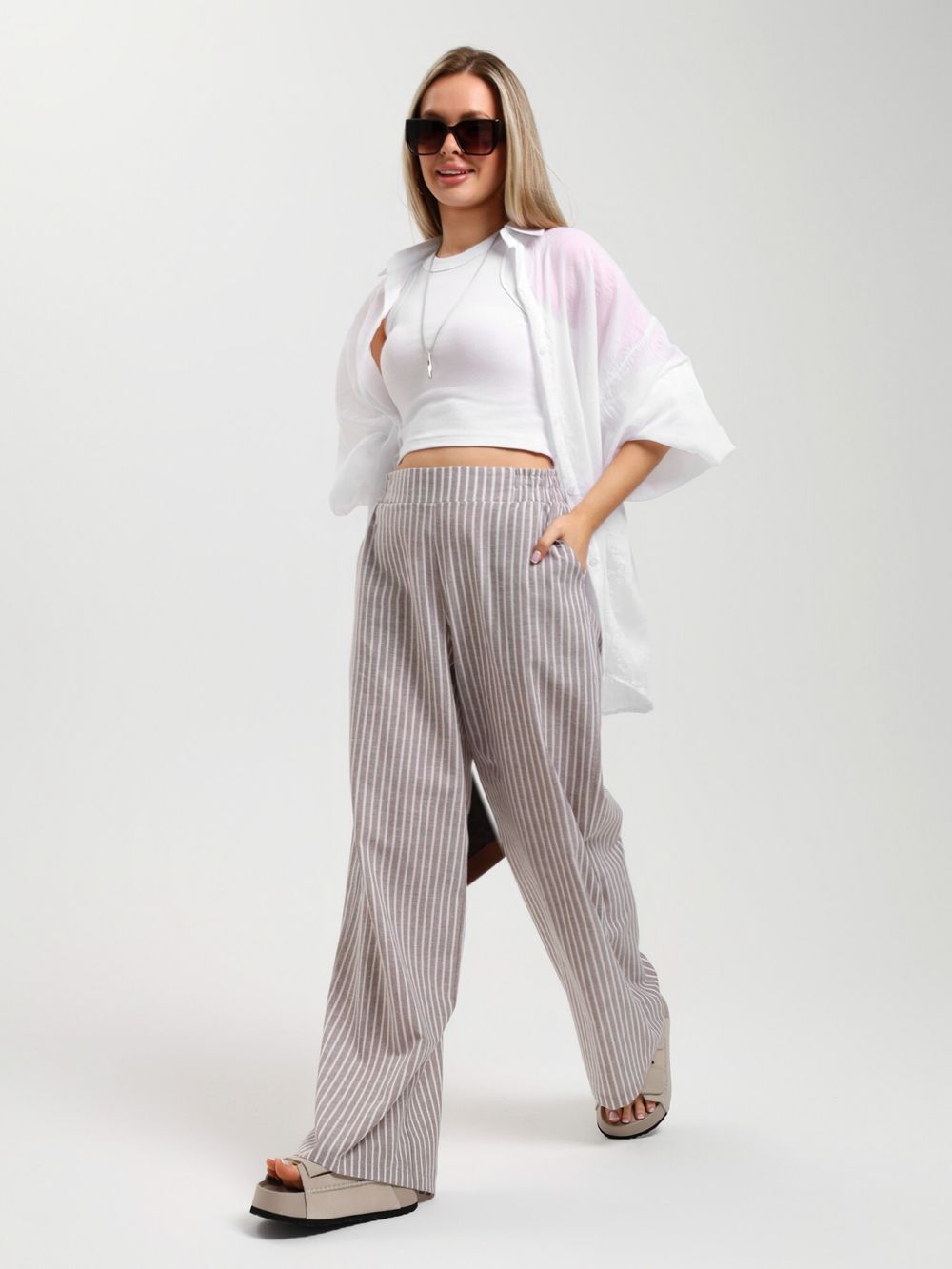 Брюки Летний день-2 Виотекс БЕЖЕВЫЙ