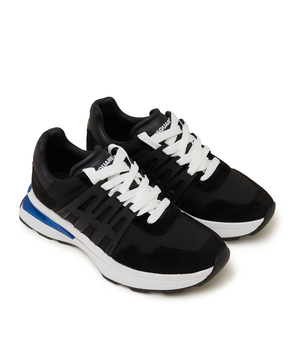 Кожаные кроссовки Dsquared2 - черный(SNM0296 01601681)