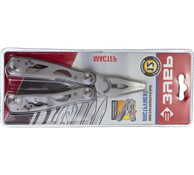 ЗУБР 12 в 1, облегченная рукоятка 105 мм, многофункциональный инструмент (47752)