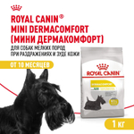 Royal Canin Mini Dermacomfort Корм сухой для взрослых собак мелких размеров 1кг