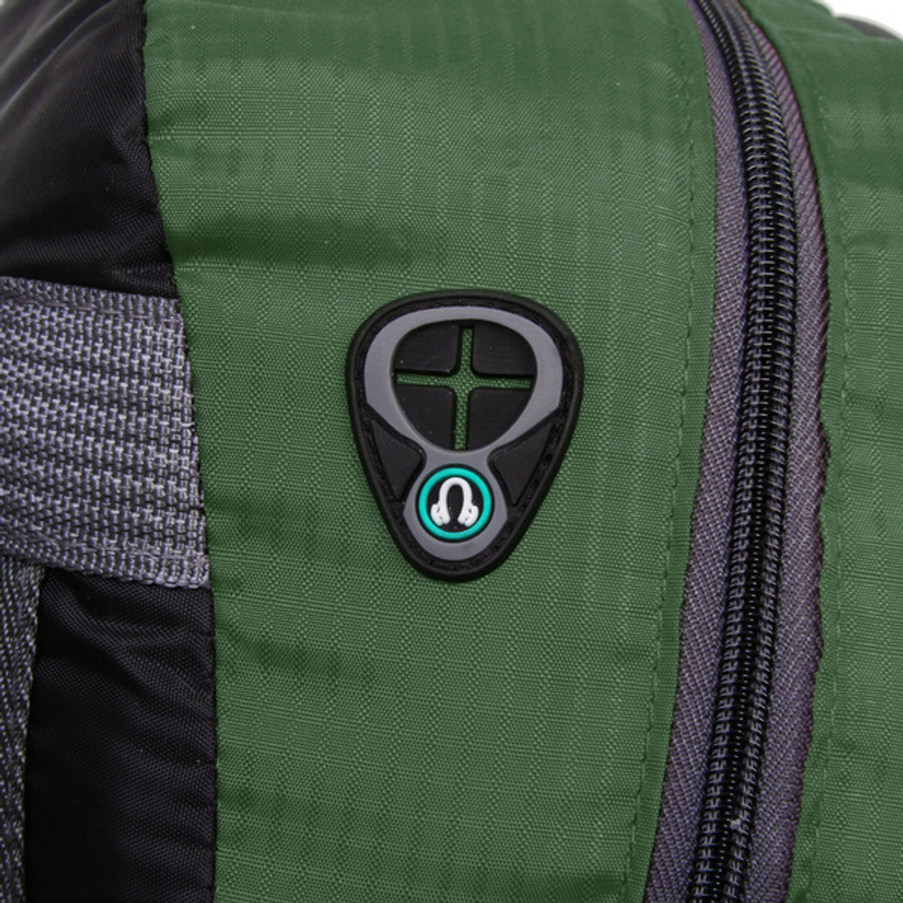 Рюкзак туристический 30л, цвет зелено-серый 3301