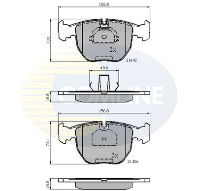 COMLINE - CBP01096-CML - Brake Pad Set, disc brake