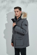 Серая пуховая парка Expedition Canada Goose премиум класса