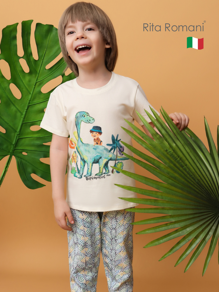 8669 Пижама из хлопка Mini kids