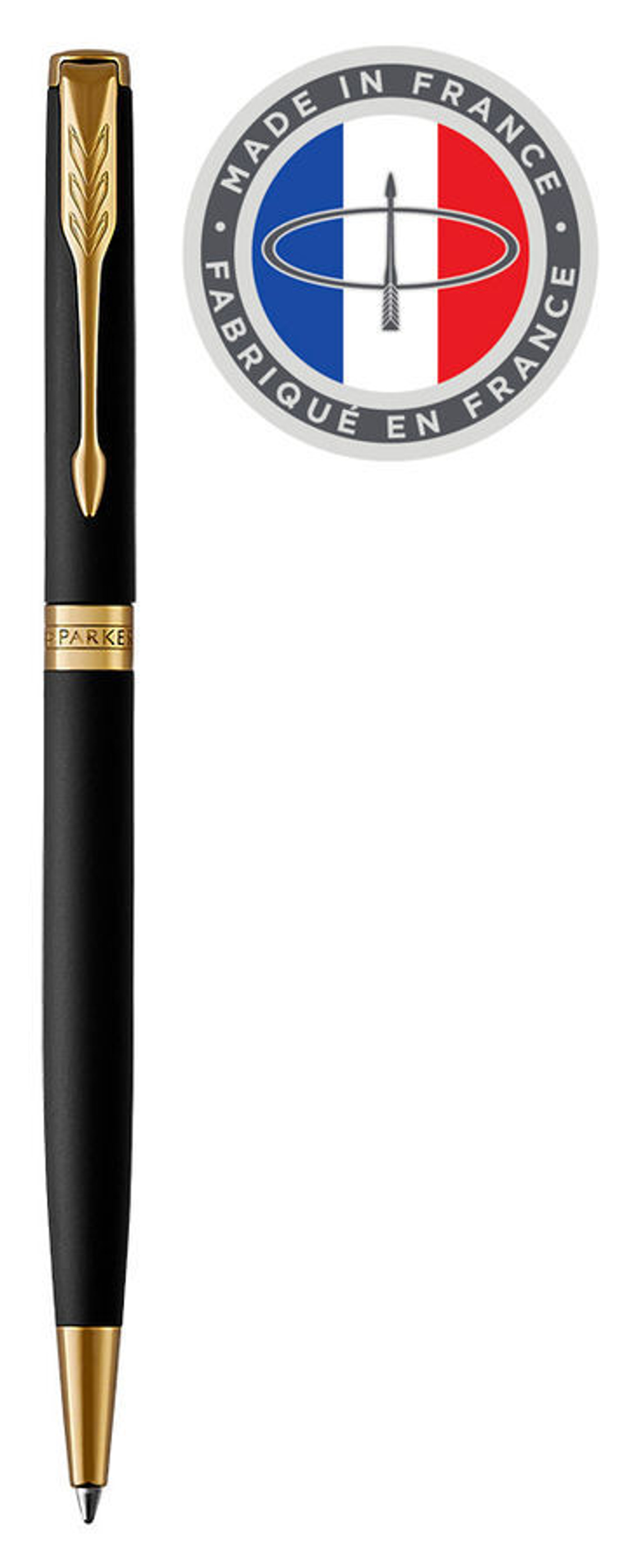 Ручка шариков. Parker Sonnet Core K528 Matte Black GT M чернила черн. подар.кор.