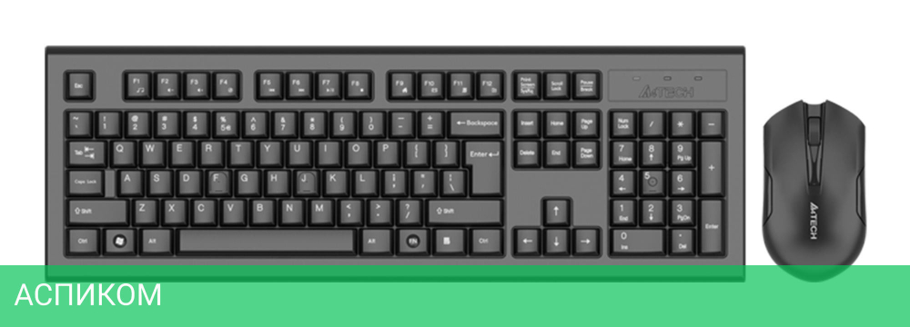 Набор периферии A4Tech Wireless Desktop 3000NS