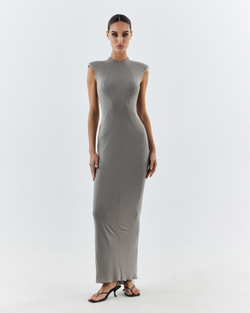 Трикотажное платье с рельефами