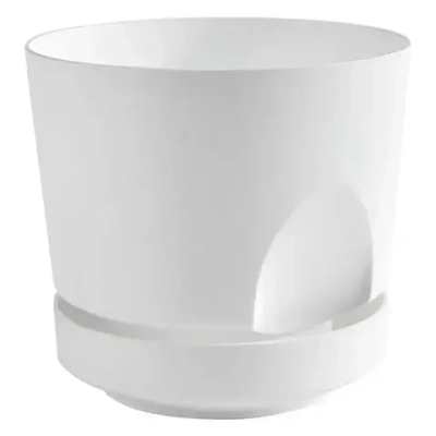 Кашпо Тренд (0,8л.) Цв. Белый (Арт. КШ-4160)