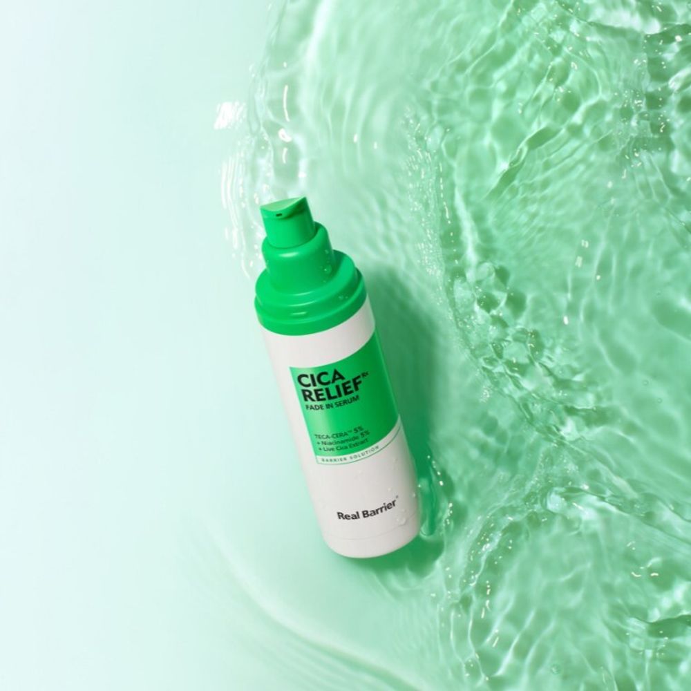 Успокаивающая сыворотка для лица REAL BARRIER Cica Relief RX Fade In Serum