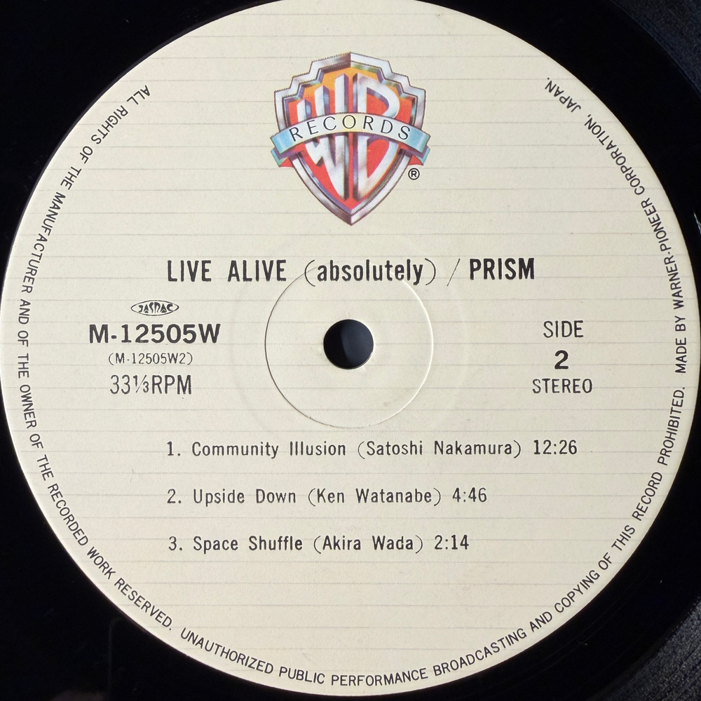 Prism – Live Alive (Япония 1982г.)