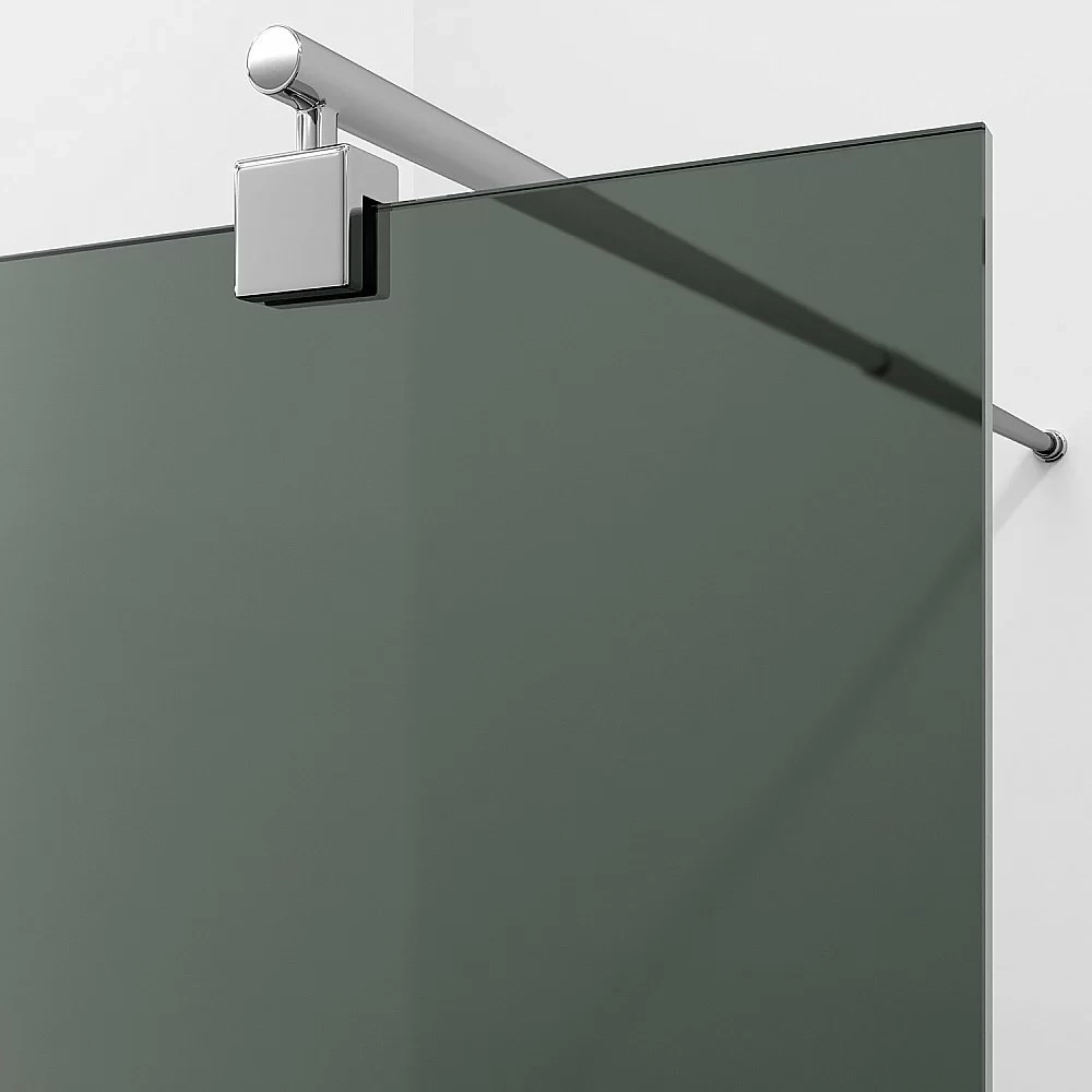 Душевое ограждение WasserKRAFT Rur 30W44-TG 100 стекло тонированное/профиль серебристый