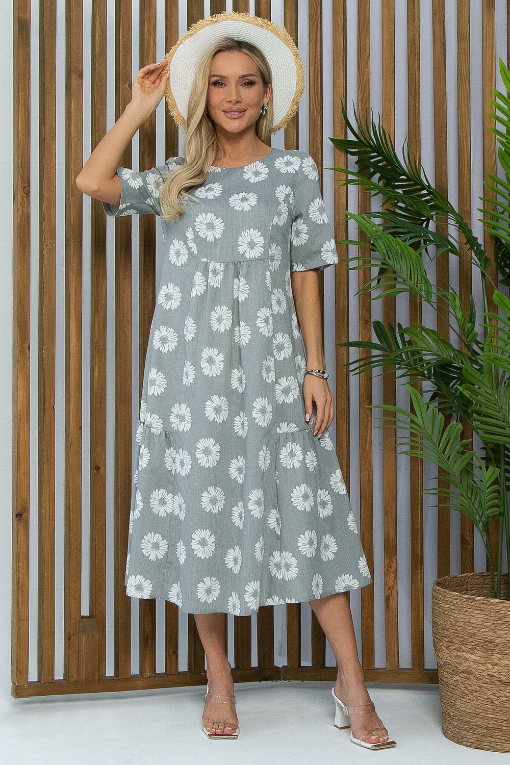 Платье Воздушный поцелуй (мята) П13492-18М LT Collection