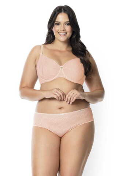 Трусики-шорты Coco с растительным рисунком (Размер: XL) (Цвет: пудровый)