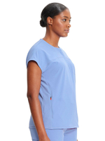 Топ медицинский женский Cherokee IN622A, голубой, M