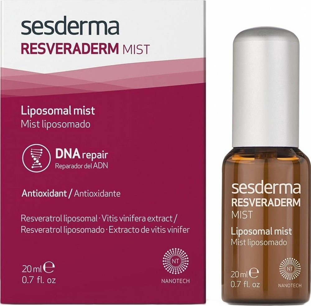Sesderma RESVERADERM Liposomal Mist - Спрей-мист антиоксидантный липосомальный, 20 мл