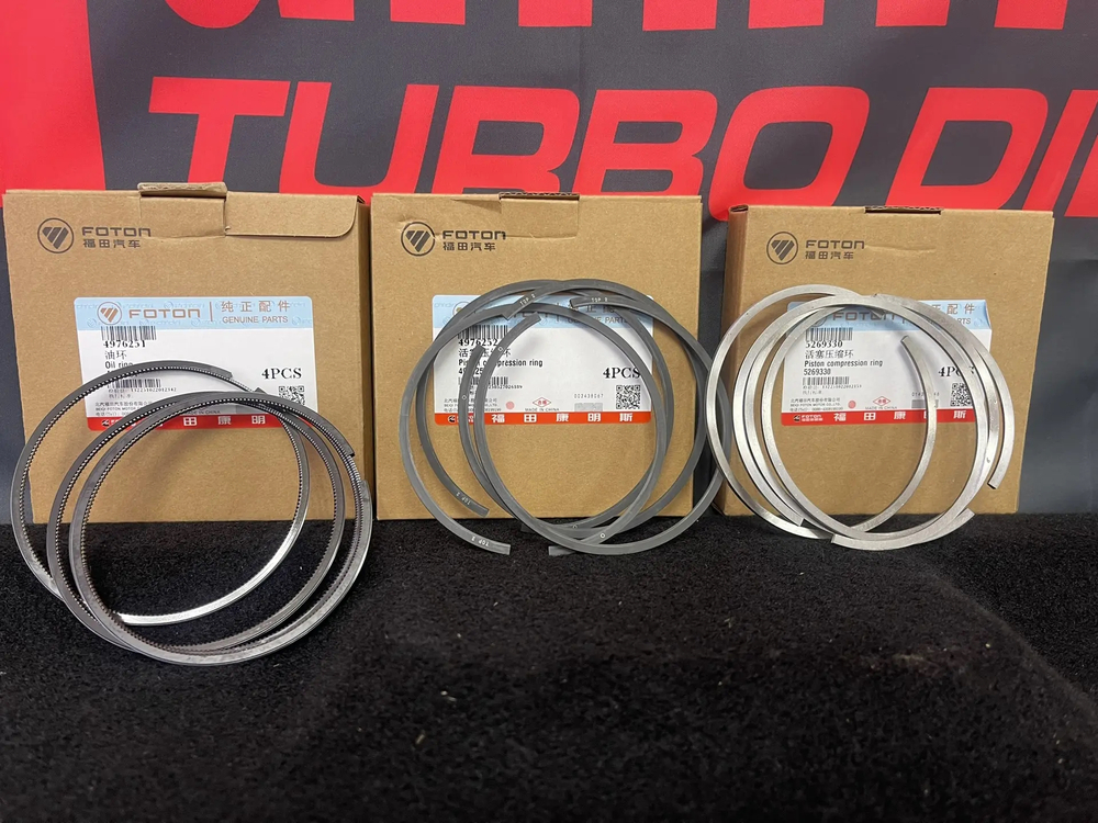 Комплект поршневых колец на 4 поршня  Cummins isf 2.8