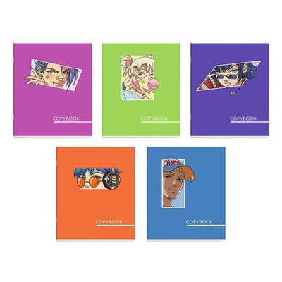 Тетрадь А5 48л. клетка "Аниме герои" (Феникс+)