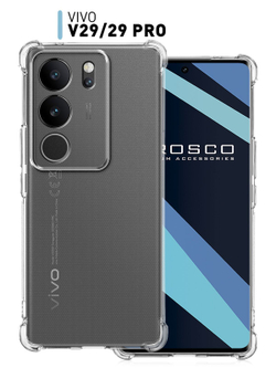 Чехол ROSCO для Vivo V29 5G (арт.VV-V29-HARD-TPU-TRANSPARENT )