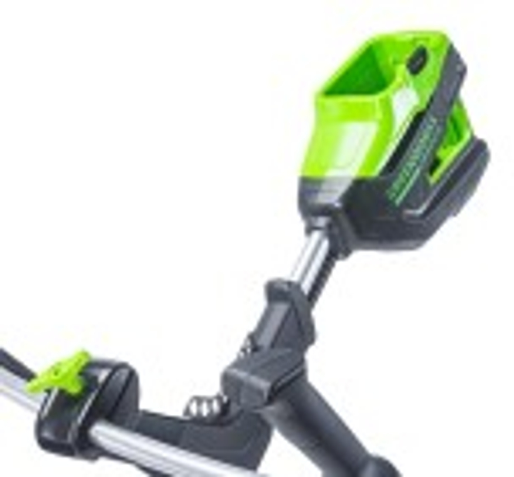 Триммер аккумуляторный GREENWORKS TB201H 82V, 2,0 кВт, 46 см, б/щ, АКБ 5Ач и ЗУ 2112407UB