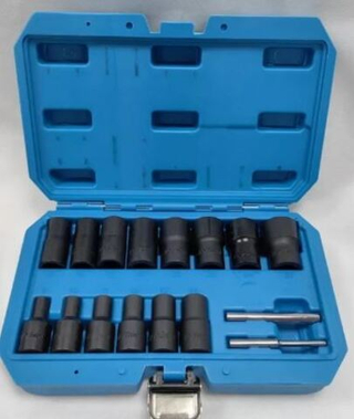 Набор головок для поврежденных болтов и гаек 16 пр. МАЯКАВТО™ кейс 9626вт