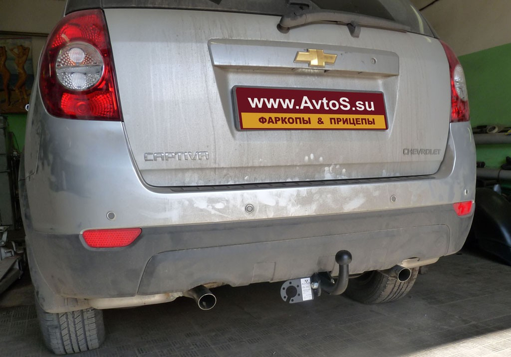 Фаркоп для Chevrolet Captiva 2006-2013 Тип шара: A. Нагрузки: 2000/100 кг, CV 05
