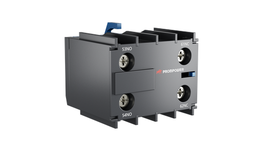 Блок всп. контактов Prompower PLA1KN11 серии Pulse, фронт. монтажа для серии PLC1-K, 1НО+1НЗ