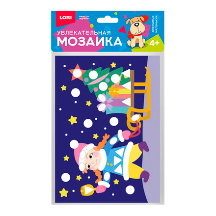 Аппликация из EVА 15*20см "Новогоднее настроение" 4+