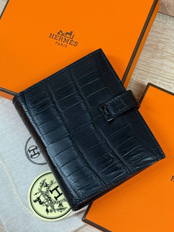 Кошелек Hermes из кожи крокодила
