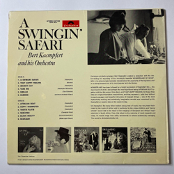 Винтажная виниловая пластинка LP Bert Kaempfert And His Orchestra A Swingin Safari (Germany 1966)
