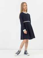 Платье для девочки в школу AT1017 синий