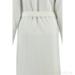 Велюровый халат с воротником 4318 белый от Cawö Германия