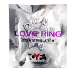 Прозрачное гелевое эрекционное кольцо-звезда 1,5см ToyFa Basic 818002-1