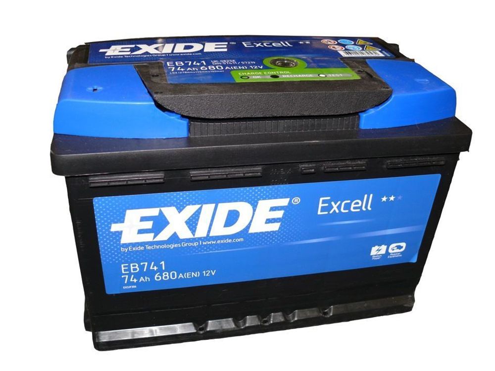 Exide Excell 6СТ- 74 ( EB741 / EB740 ) аккумулятор