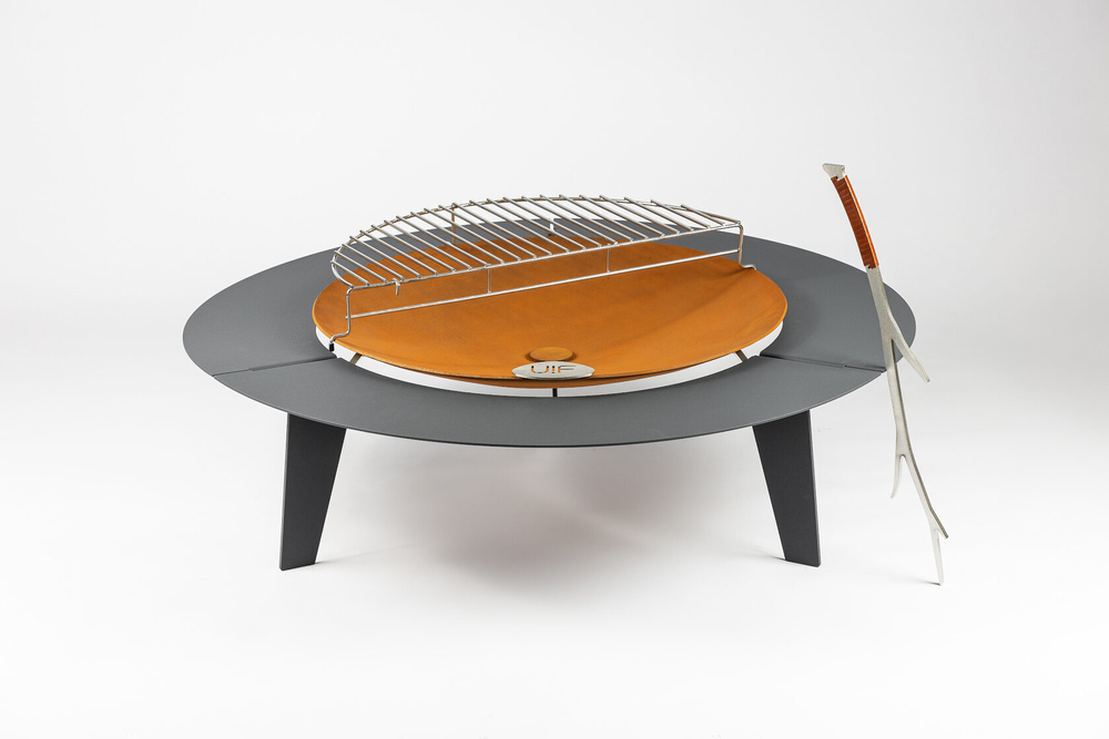 Чаша для костра Up!Flame STEEL CUP 1000 UNIQ grey