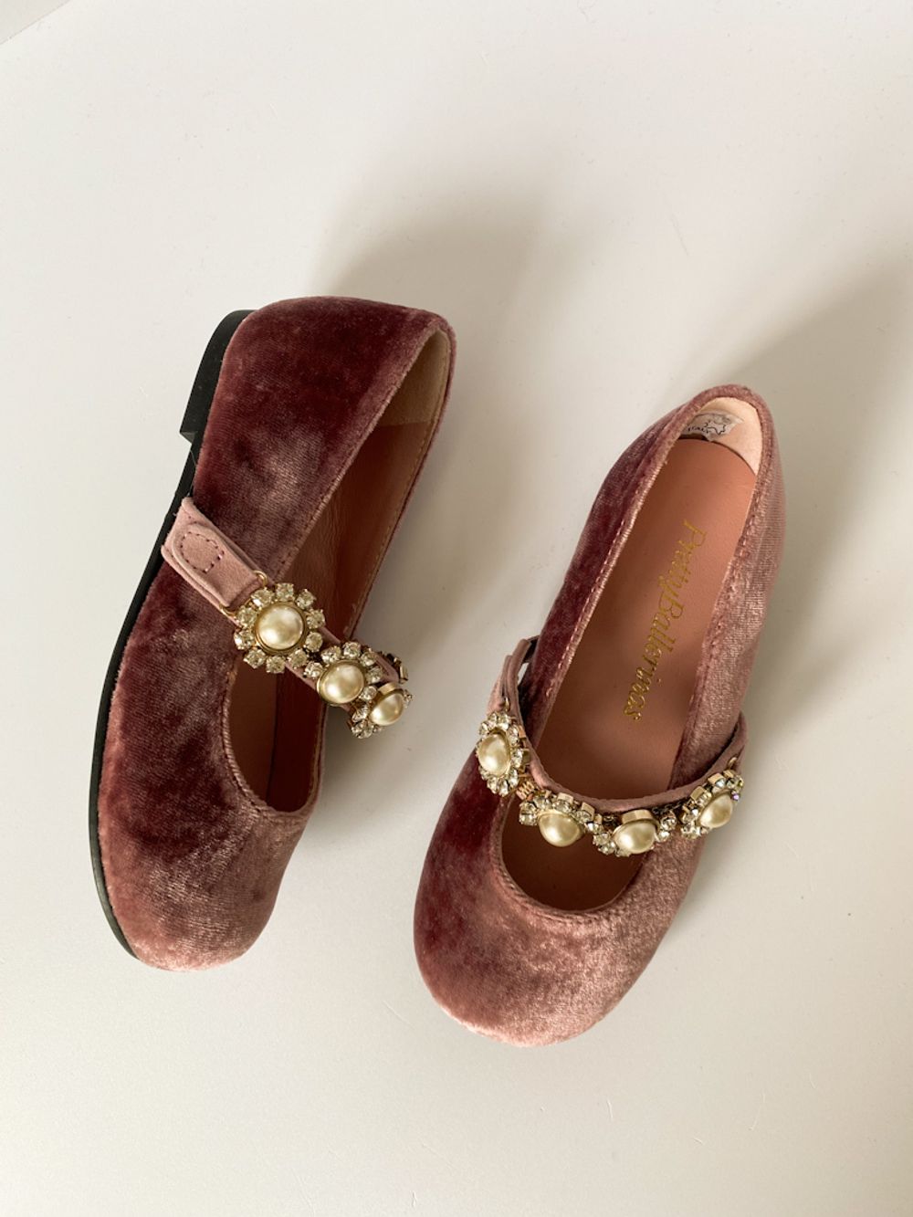 Велюровые туфли Pretty Ballerinas, 24