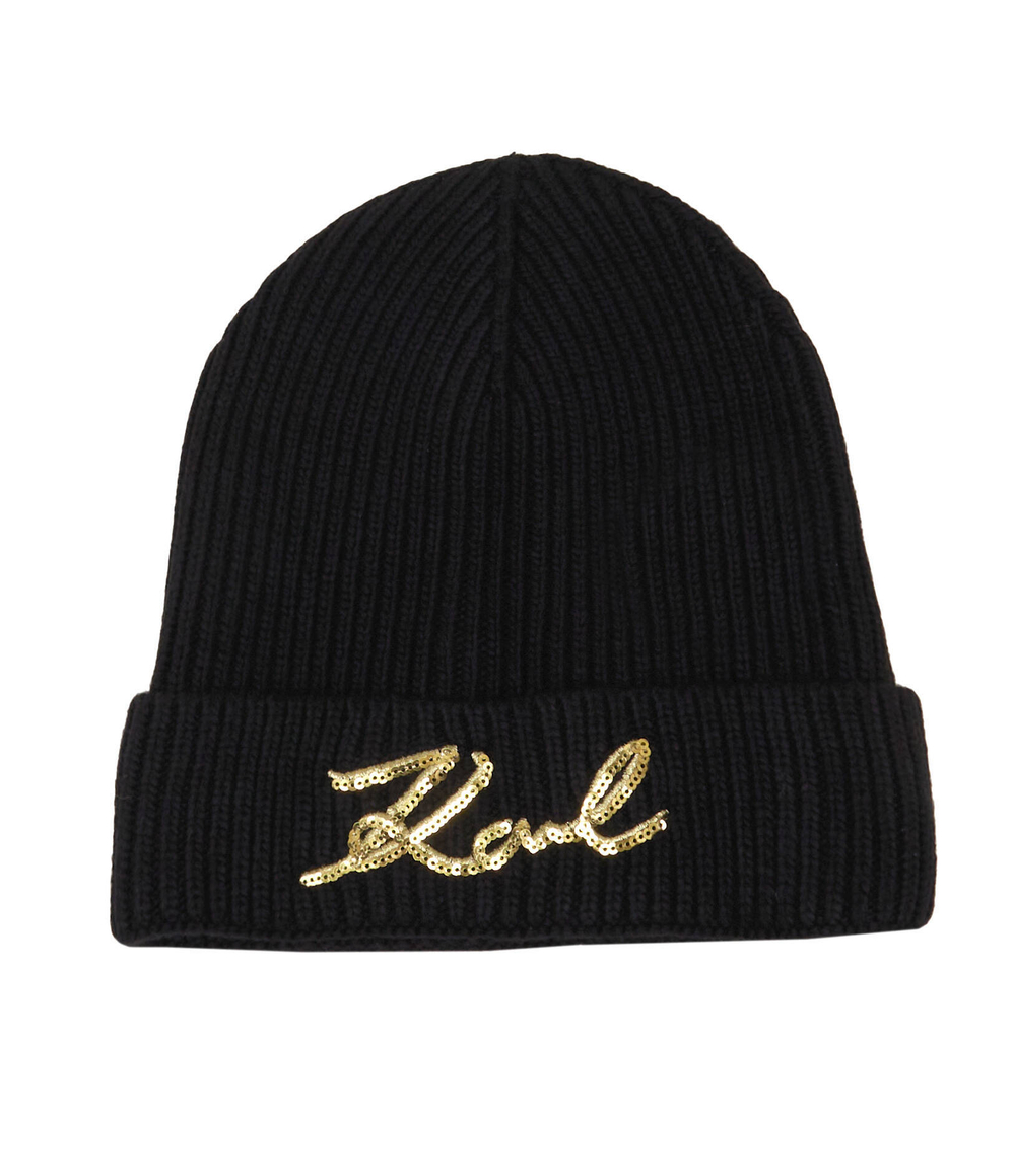 Шапка k/signature Karl Lagerfeld - черный(240W3410)