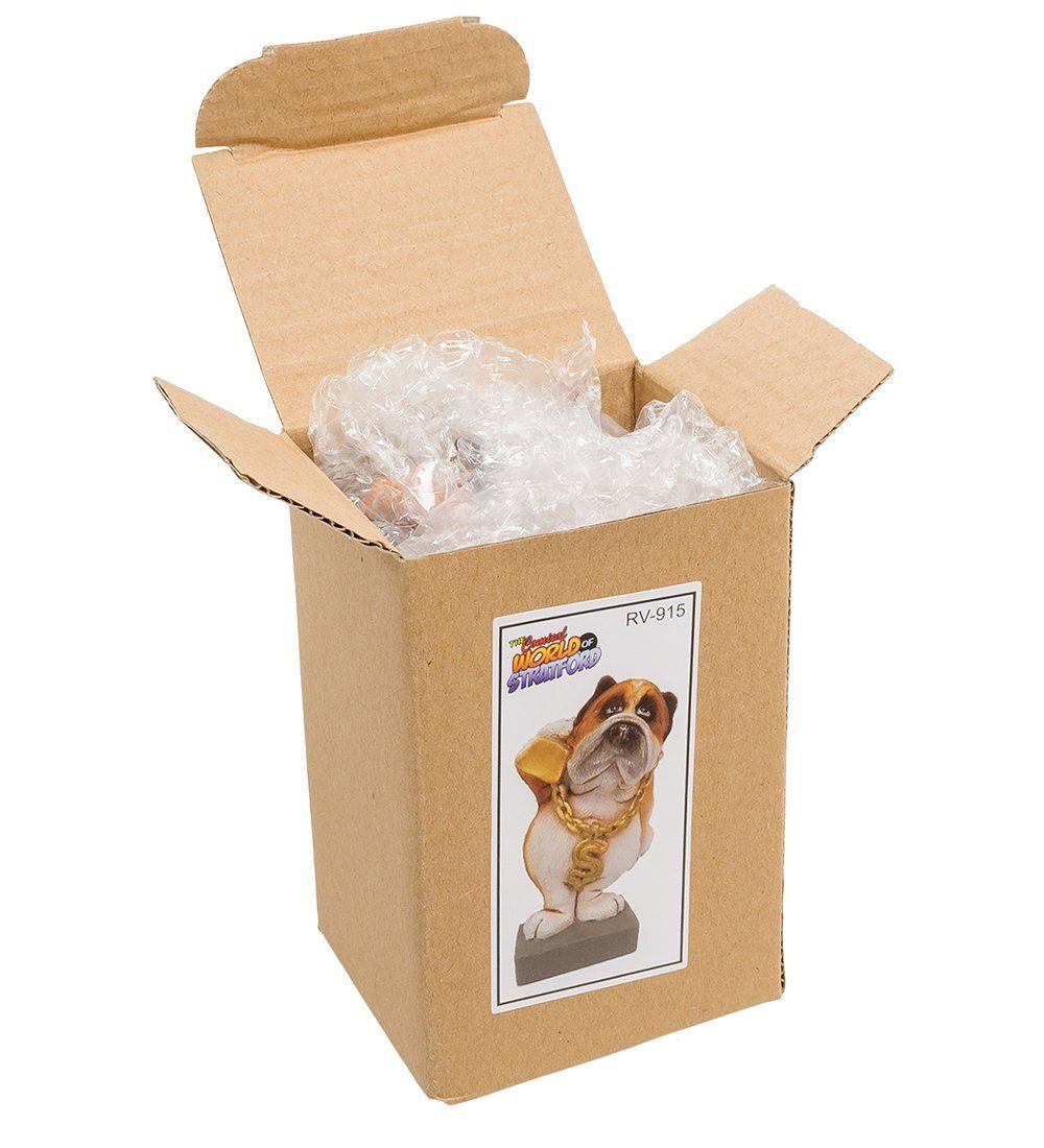 RV-915 Статуэтка Собака Бульдог «Желаю золотых наград» (W.Stratford)