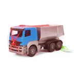 Самосвал Мерседес "Axor" 3-х осный 24,5 см, синий (Лена)